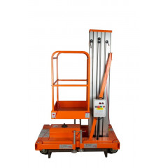 Подъемник мачтовый телескопический 125 кг 6 м TOR GTWY6-100 AC 220V 1-мачтовый (от сети) (G)