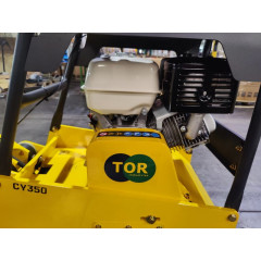 Виброплита реверсивная гидравлическая TOR CY-350 40кН (Honda) чугунная плита