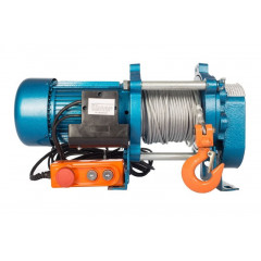 Лебедка TOR CD-1000-A (KCD-EC-1000 kg, 380В) с канатом 100 м (алюминиевый корпус)