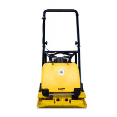 Виброплита TOR C-85T(R) 13,5кН (Loncin) бак, коврик, колесный комплект