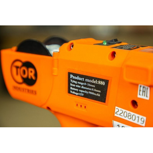 Пистолет для вязки арматуры TOR SG-34 8-34 мм 9 Ач